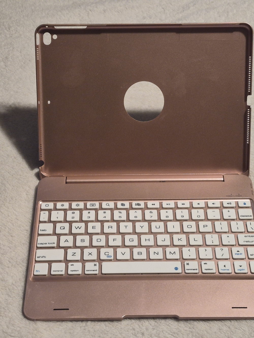 Rose Gold iPad 6 Keyboard Case 9.5" x 6.3"